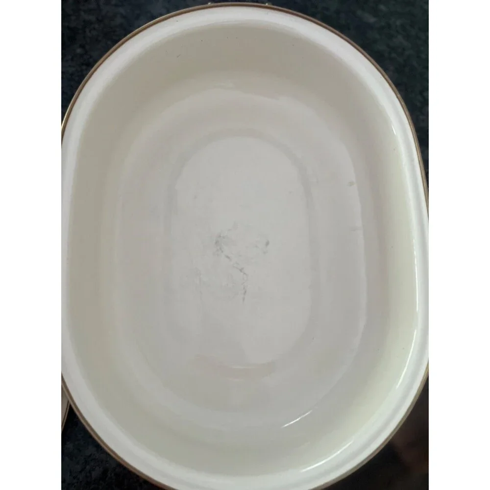Villa Grande Porcelain Enamel 8 Quart Covered Casserole Dish